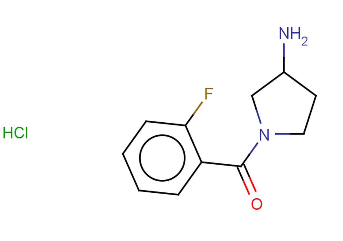 1-(2-fluorobenzoyl)pyrrolidin-3-amine hydrochloride