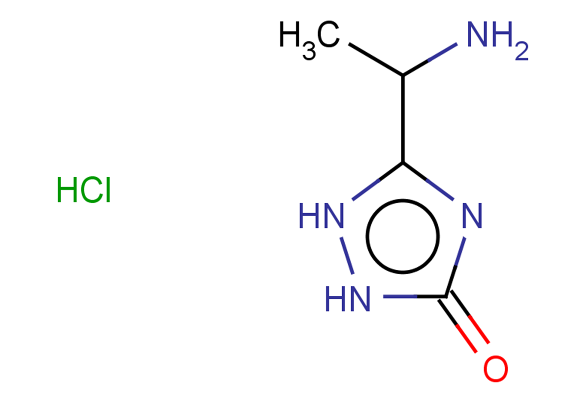 5-(1-aminoethyl)-2,3-dihydro-1H-1,2,4-triazol-3-one hydrochloride
