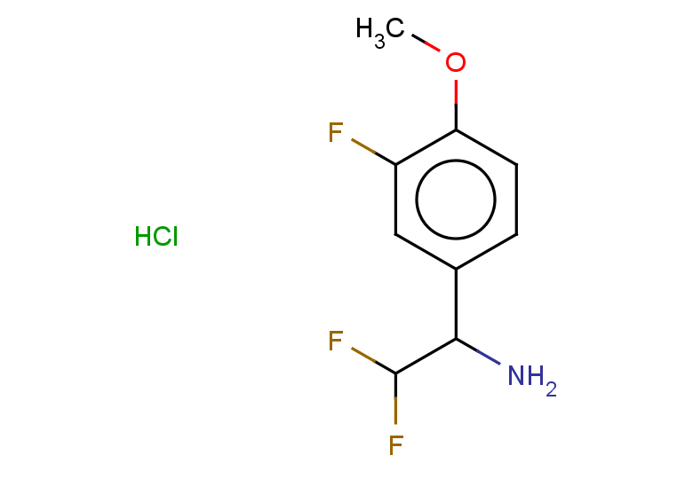 2,2-difluoro-1-(3-fluoro-4-methoxyphenyl)ethan-1-amine hydrochloride