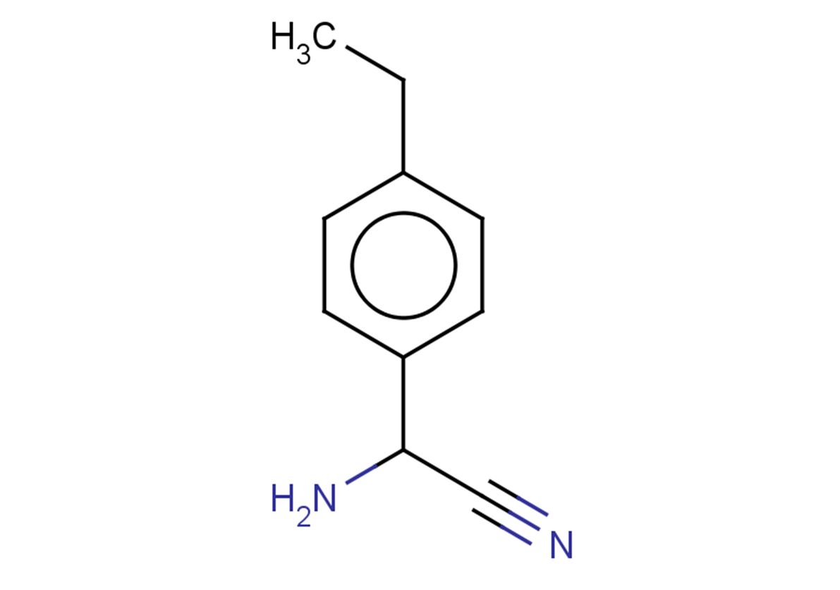 2-amino-2-(4-ethylphenyl)acetonitrile