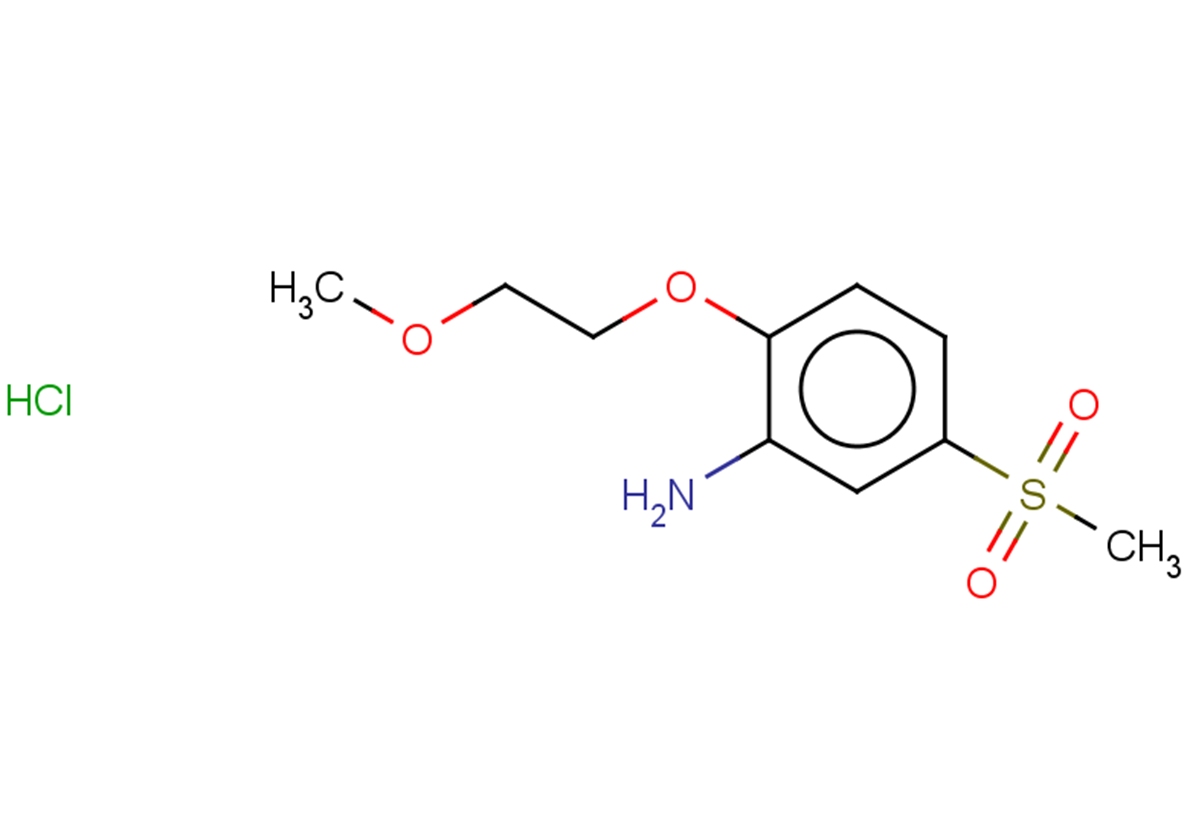 5-methanesulfonyl-2-(2-methoxyethoxy)aniline hydrochloride