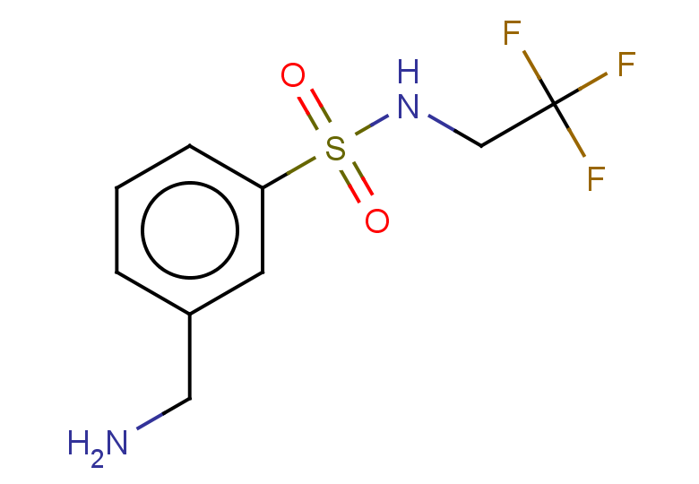3-(aminomethyl)-N-(2,2,2-trifluoroethyl)benzene-1-sulfonamide