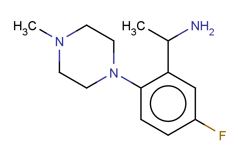 1-[5-fluoro-2-(4-methylpiperazin-1-yl)phenyl]ethan-1-amine