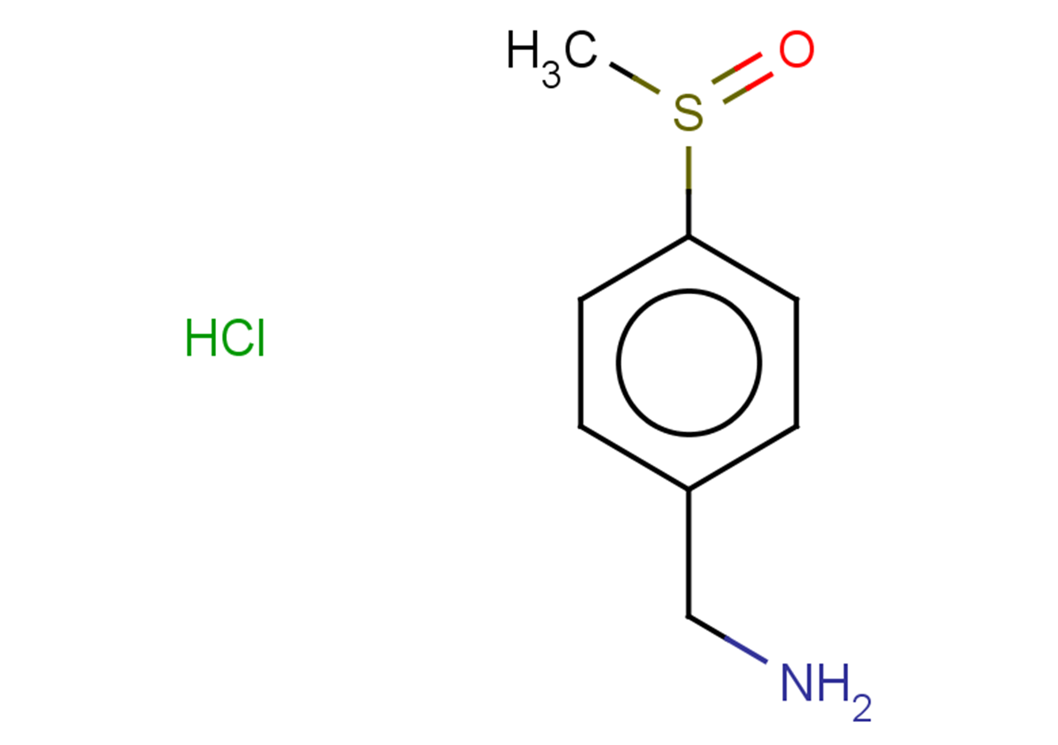 (4-methanesulfinylphenyl)methanamine hydrochloride