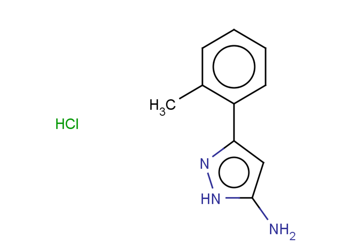 3-(2-methylphenyl)-1H-pyrazol-5-amine hydrochloride