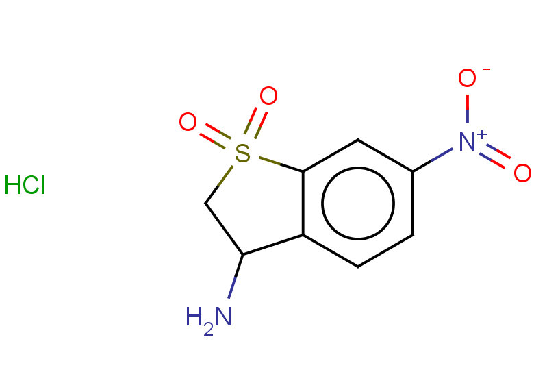3-amino-6-nitro-2,3-dihydro-1lambda6-benzothiophene-1,1-dione hydrochloride