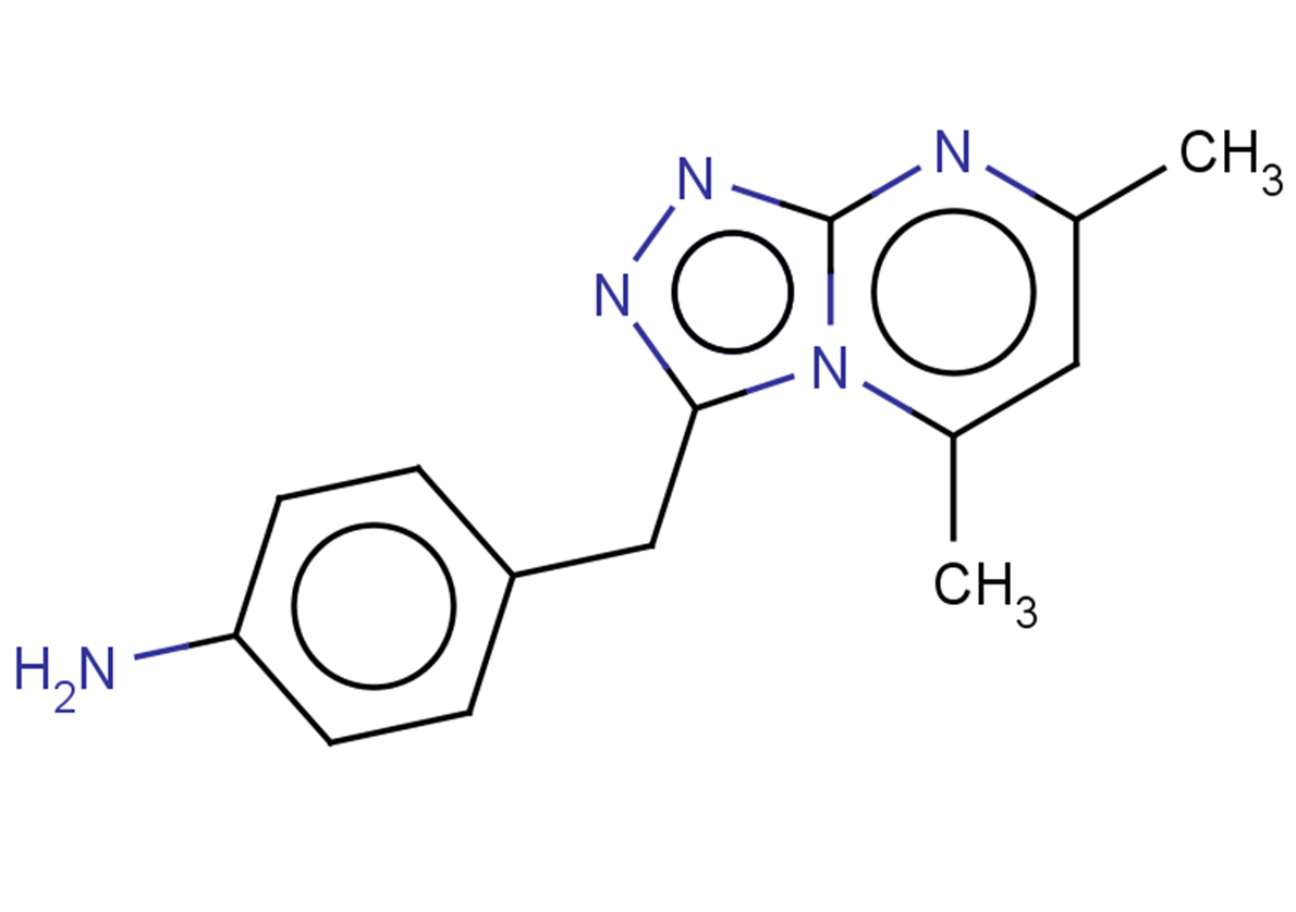 4-({5,7-dimethyl-[1,2,4]triazolo[4,3-a]pyrimidin-3-yl}methyl)aniline