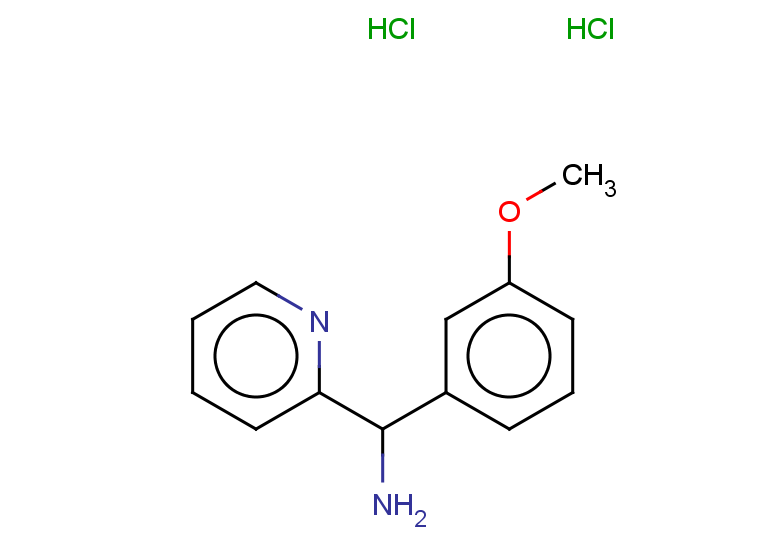 (3-methoxyphenyl)(pyridin-2-yl)methanamine dihydrochloride