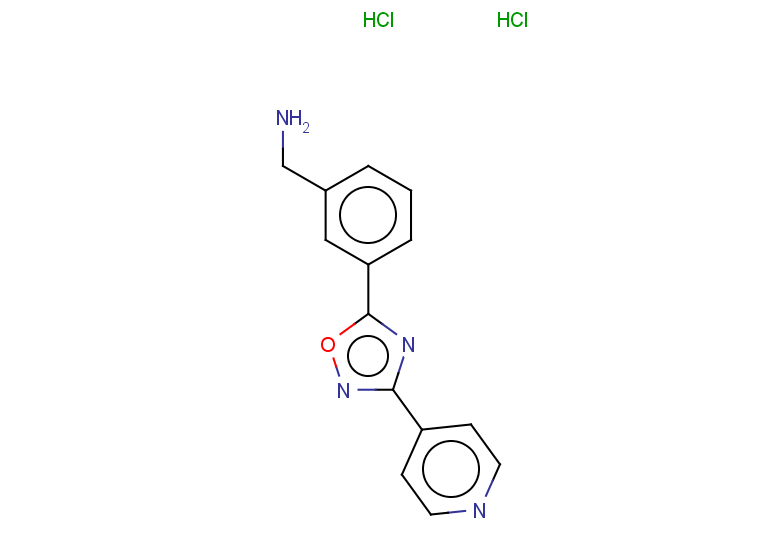 {3-[3-(pyridin-4-yl)-1,2,4-oxadiazol-5-yl]phenyl}methanamine dihydrochloride