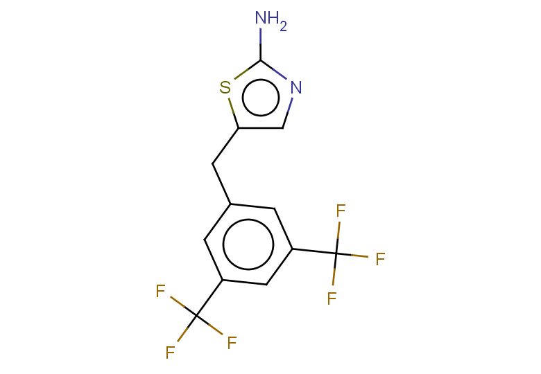 5-{[3,5-bis(trifluoromethyl)phenyl]methyl}-1,3-thiazol-2-amine