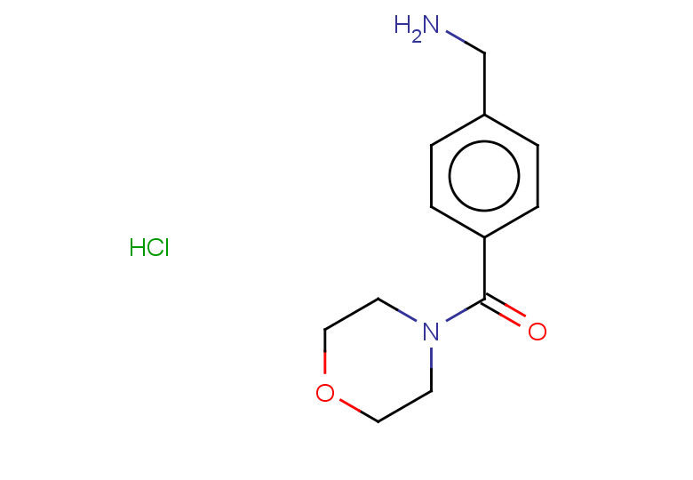 [4-(morpholine-4-carbonyl)phenyl]methanamine hydrochloride
