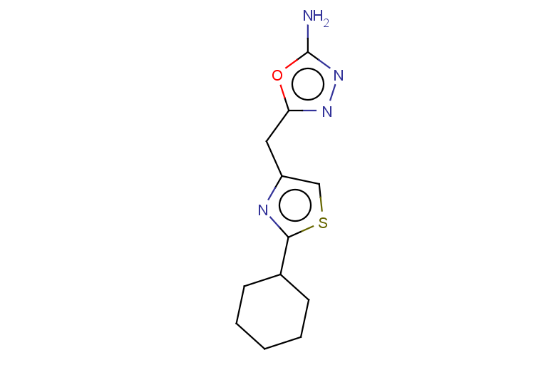 5-[(2-cyclohexyl-1,3-thiazol-4-yl)methyl]-1,3,4-oxadiazol-2-amine
