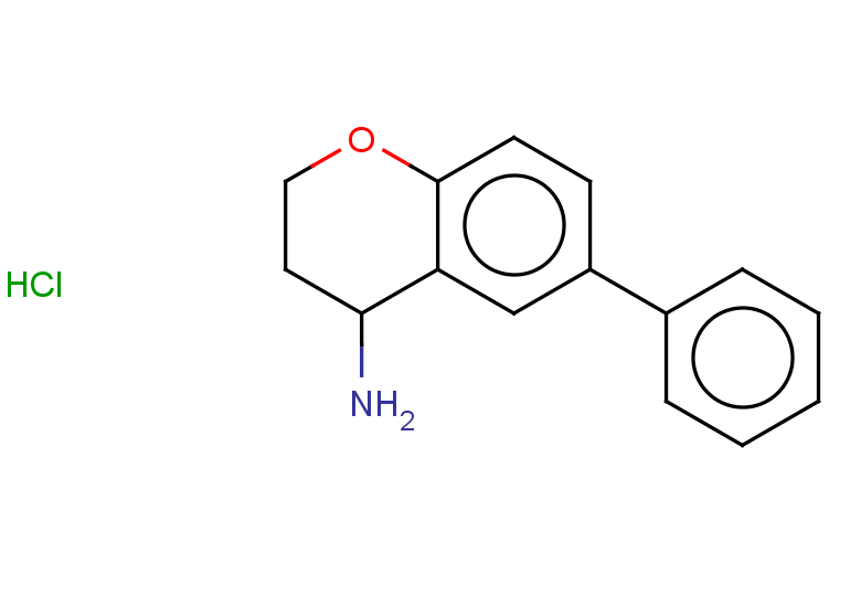 6-phenyl-3,4-dihydro-2H-1-benzopyran-4-amine hydrochloride
