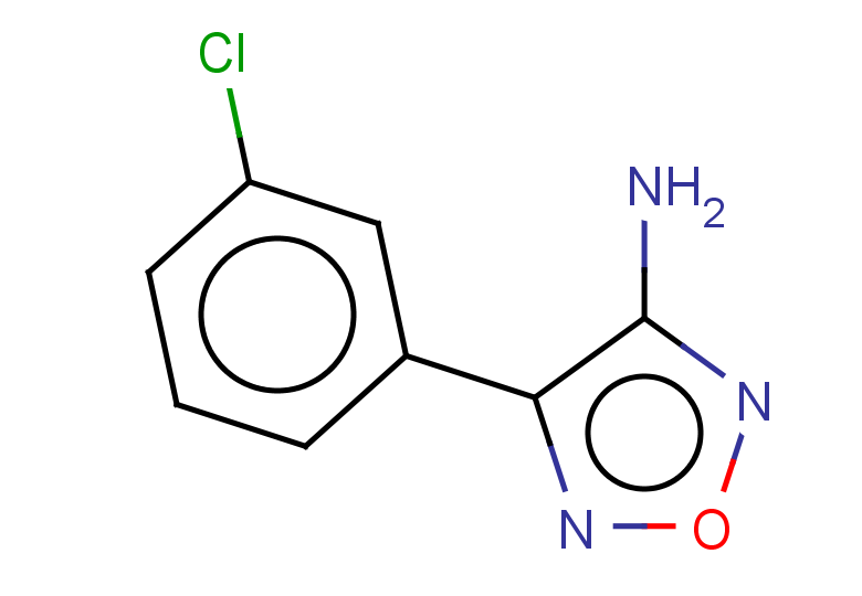 4-(3-chlorophenyl)-1,2,5-oxadiazol-3-amine