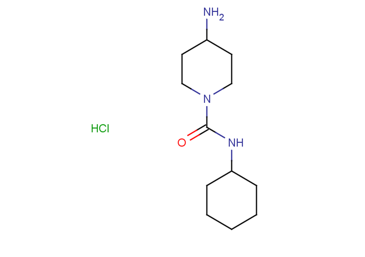 4-amino-N-cyclohexylpiperidine-1-carboxamide hydrochloride