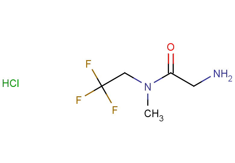 2-amino-N-methyl-N-(2,2,2-trifluoroethyl)acetamide hydrochloride