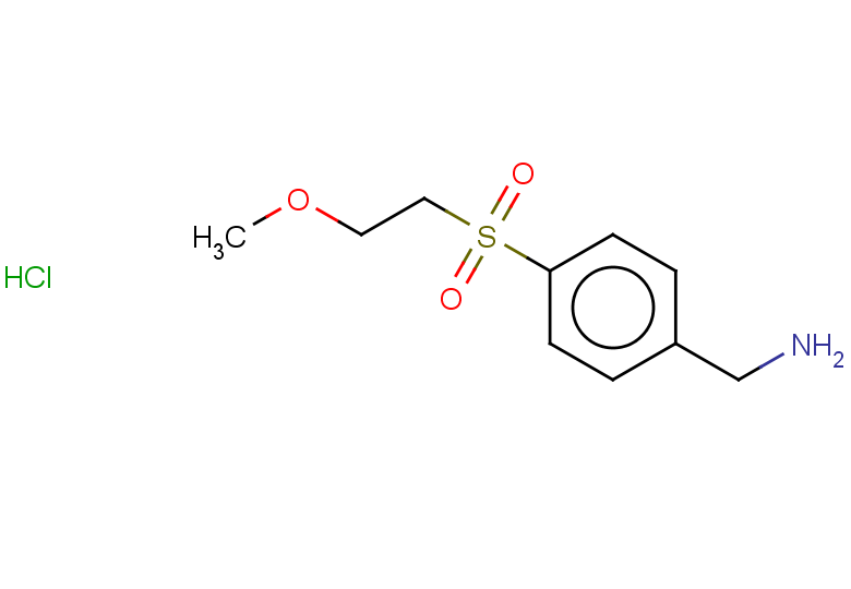 [4-(2-methoxyethanesulfonyl)phenyl]methanamine hydrochloride