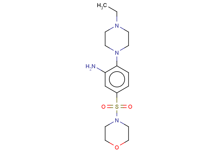 2-(4-ethylpiperazin-1-yl)-5-(morpholine-4-sulfonyl)aniline