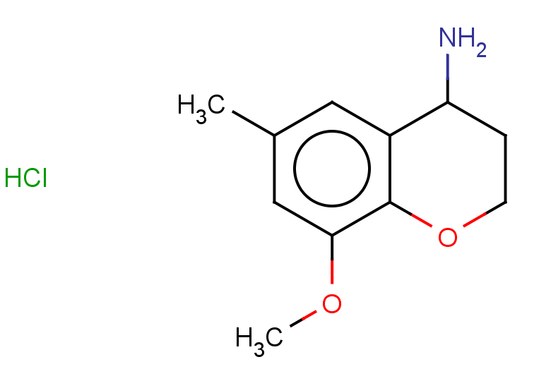 8-methoxy-6-methyl-3,4-dihydro-2H-1-benzopyran-4-amine hydrochloride