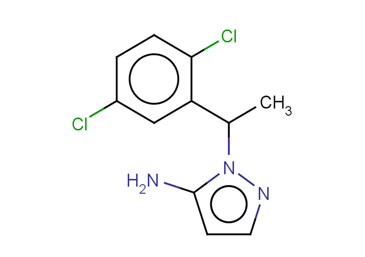 1-[1-(2,5-dichlorophenyl)ethyl]-1H-pyrazol-5-amine