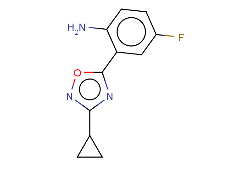 2-(3-cyclopropyl-1,2,4-oxadiazol-5-yl)-4-fluoroaniline
