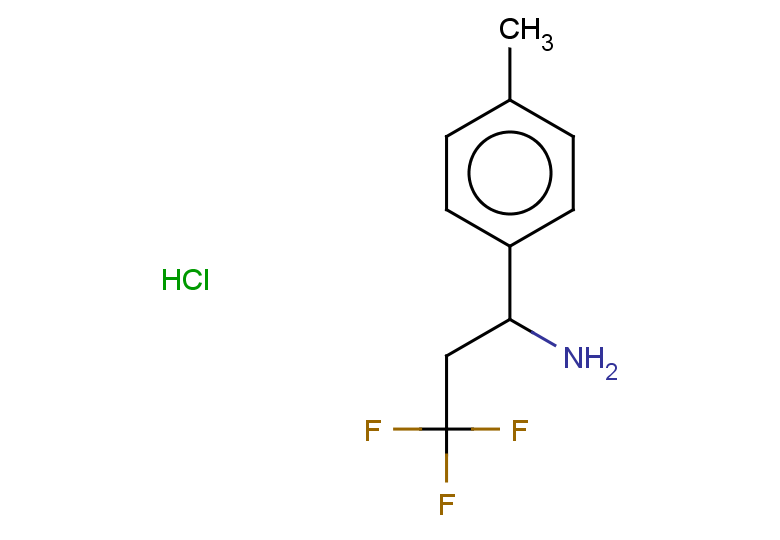 3,3,3-trifluoro-1-(4-methylphenyl)propan-1-amine hydrochloride