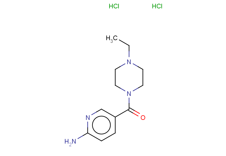 5-(4-ethylpiperazine-1-carbonyl)pyridin-2-amine dihydrochloride