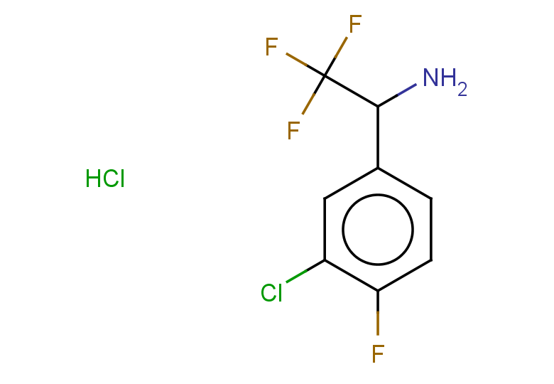 1-(3-chloro-4-fluorophenyl)-2,2,2-trifluoroethan-1-amine hydrochloride