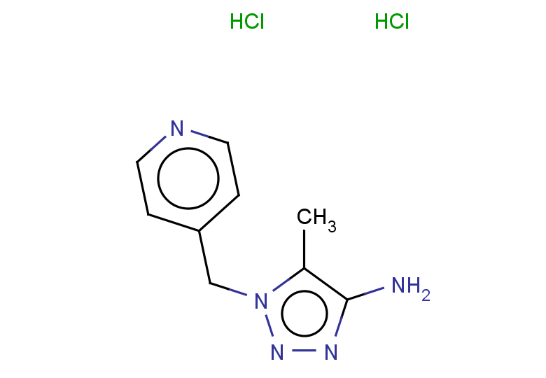 5-methyl-1-[(pyridin-4-yl)methyl]-1H-1,2,3-triazol-4-amine dihydrochloride