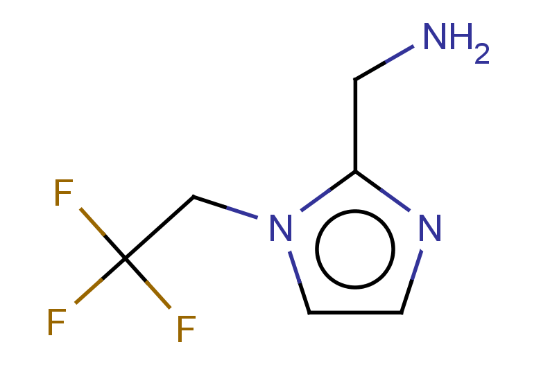 [1-(2,2,2-trifluoroethyl)-1H-imidazol-2-yl]methanamine