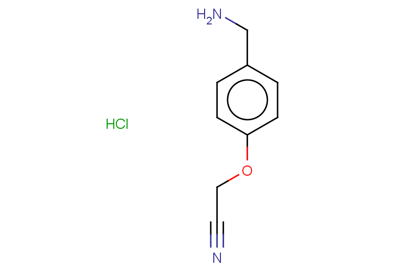 2-[4-(aminomethyl)phenoxy]acetonitrile hydrochloride