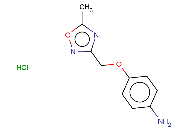 4-[(5-methyl-1,2,4-oxadiazol-3-yl)methoxy]aniline hydrochloride