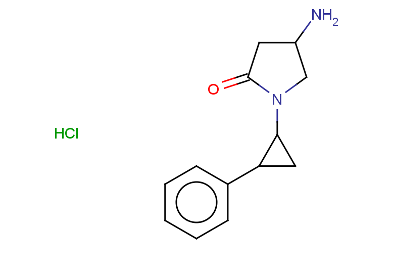 4-amino-1-(2-phenylcyclopropyl)pyrrolidin-2-one hydrochloride