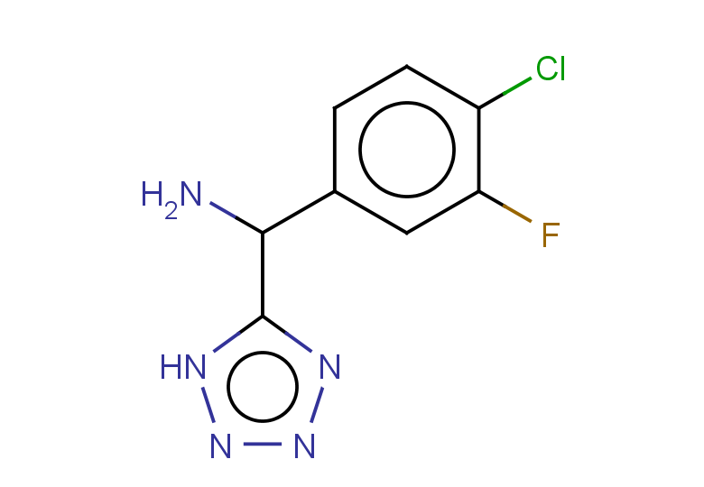 (4-chloro-3-fluorophenyl)(1H-1,2,3,4-tetrazol-5-yl)methanamine