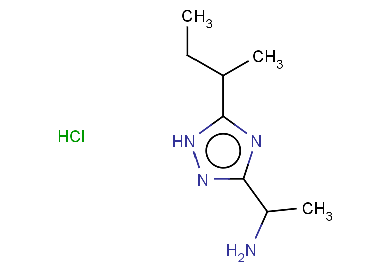1-[5-(butan-2-yl)-1H-1,2,4-triazol-3-yl]ethan-1-amine hydrochloride