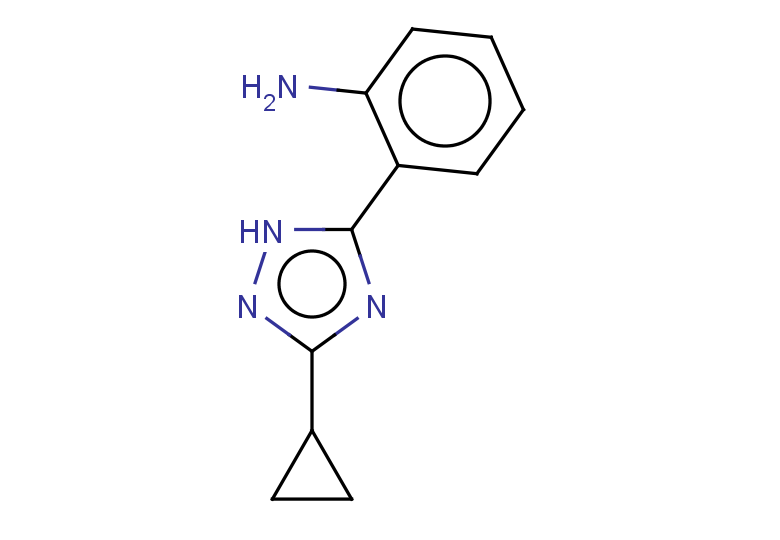 2-(3-cyclopropyl-1H-1,2,4-triazol-5-yl)aniline