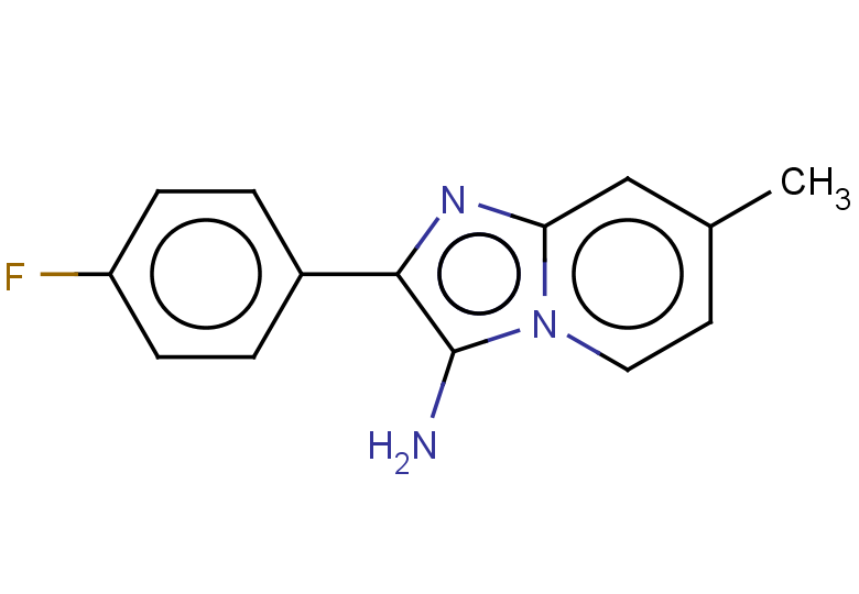 2-(4-fluorophenyl)-7-methylimidazo[1,2-a]pyridin-3-amine