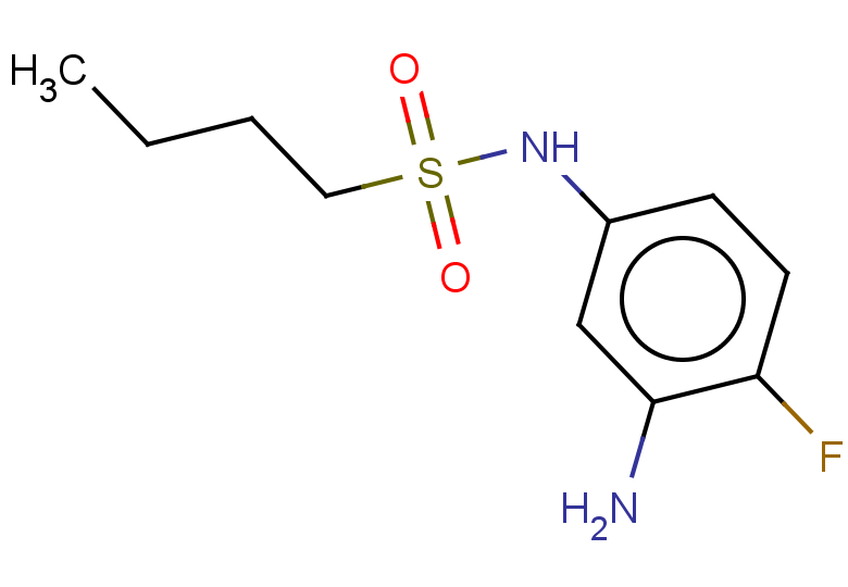N-(3-amino-4-fluorophenyl)butane-1-sulfonamide