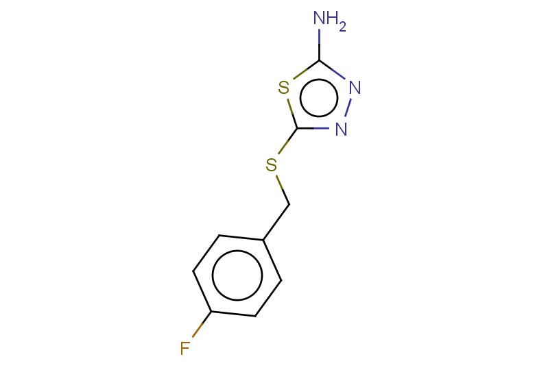 5-{[(4-fluorophenyl)methyl]sulfanyl}-1,3,4-thiadiazol-2-amine