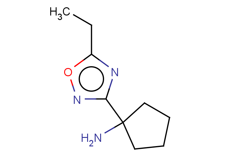 1-(5-ethyl-1,2,4-oxadiazol-3-yl)cyclopentan-1-amine