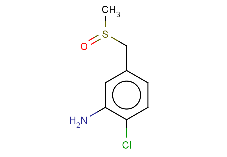 2-chloro-5-(methanesulfinylmethyl)aniline