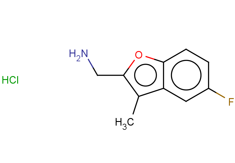 (5-fluoro-3-methyl-1-benzofuran-2-yl)methanamine hydrochloride