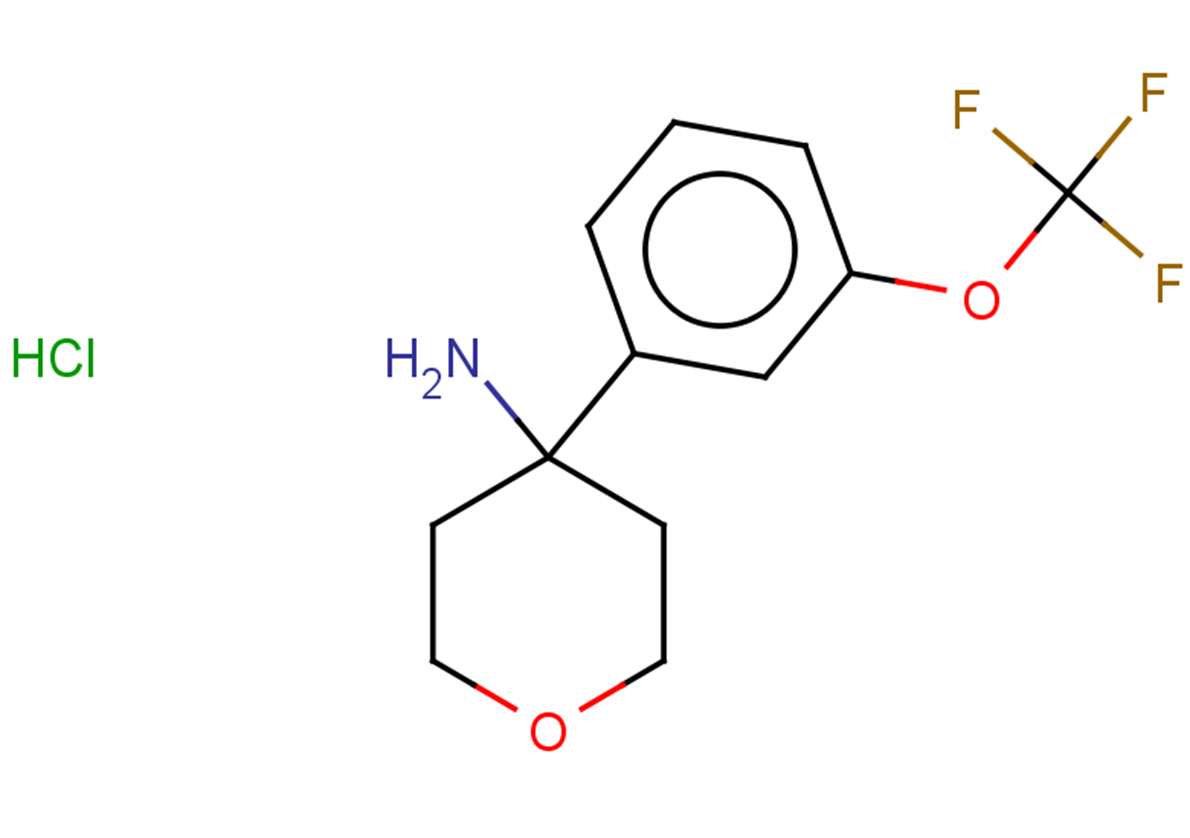 4-[3-(trifluoromethoxy)phenyl]oxan-4-amine hydrochloride