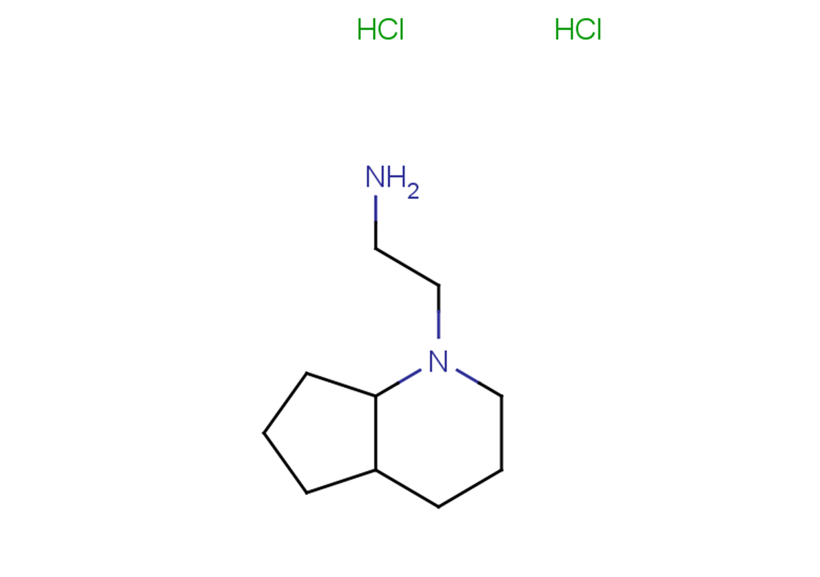 2-{octahydro-1H-cyclopenta[b]pyridin-1-yl}ethan-1-amine dihydrochloride