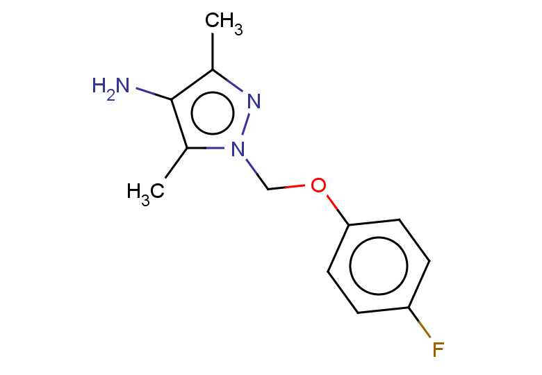 1-[(4-fluorophenoxy)methyl]-3,5-dimethyl-1H-pyrazol-4-amine