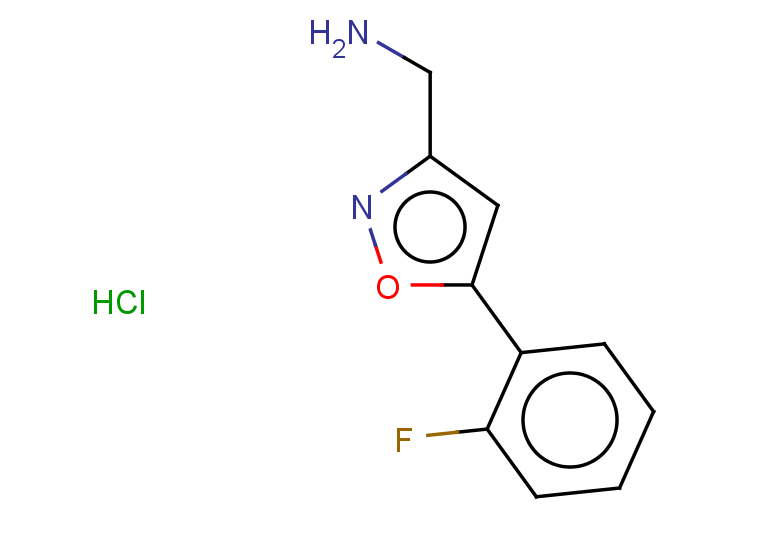 [5-(2-fluorophenyl)-1,2-oxazol-3-yl]methanamine hydrochloride