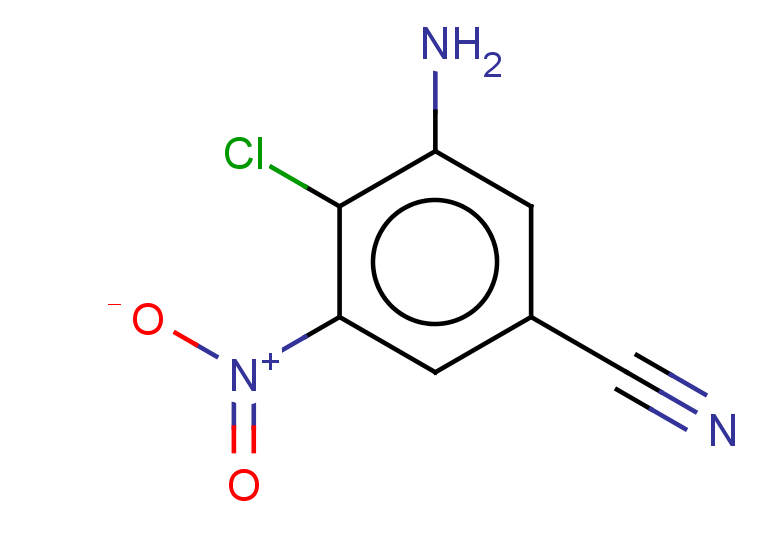 3-amino-4-chloro-5-nitrobenzonitrile