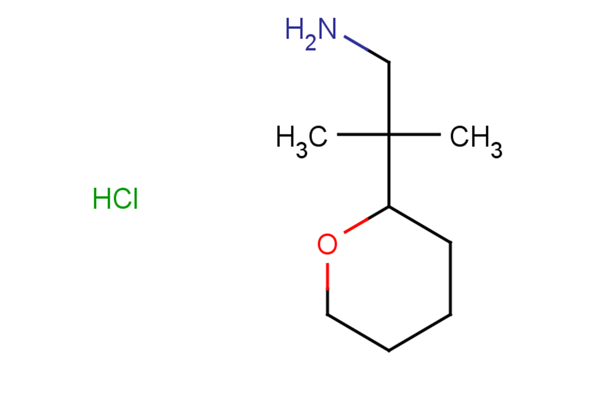 2-methyl-2-(oxan-2-yl)propan-1-amine hydrochloride