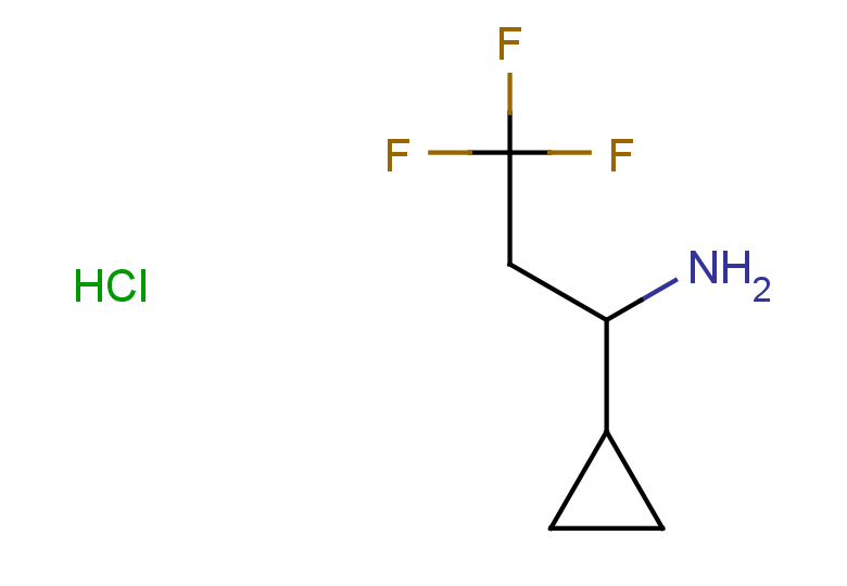 1-cyclopropyl-3,3,3-trifluoropropan-1-amine hydrochloride