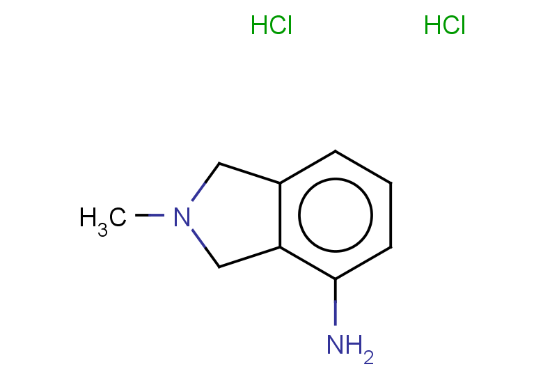 2-methyl-2,3-dihydro-1H-isoindol-4-amine dihydrochloride